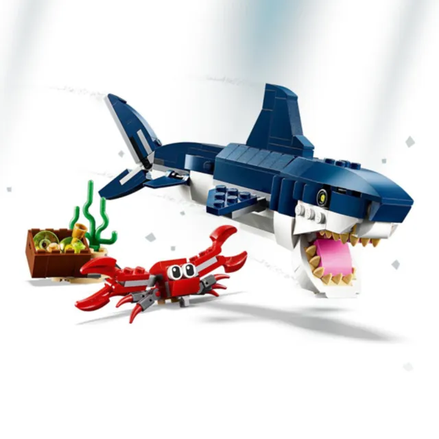 【LEGO 樂高】創意百變系列3合1 31088 深海生物(積木 三合一 禮物 海洋生物模型)