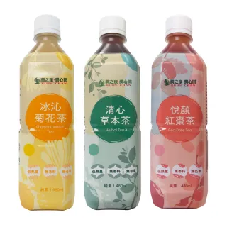 【潤之泉】東方保健系列茶飲 480mlx24入/箱(冰沁菊花茶、清心草本茶、悅顏紅棗茶)