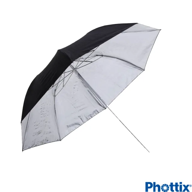 【Phottix】91公分 雙節可折疊內銀色反射傘(85341)