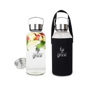 【FUJI-GRACE 日本富士雅麗】買1送1_大容量耐熱手提玻璃瓶1500mL(FJ-903*2)