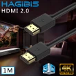 【HAGiBiS 海備思】HDMI2.0版4K高清畫質影音傳輸線(1M)