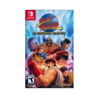【Nintendo 任天堂】NS Switch 快打旋風 30 週年紀念合集 中英日文美版(Street Fighter 30th Anniversary)