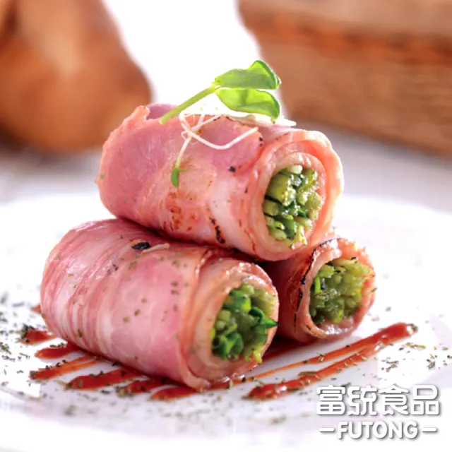 【富統食品】特級培根-3入組(1KG;約35片)