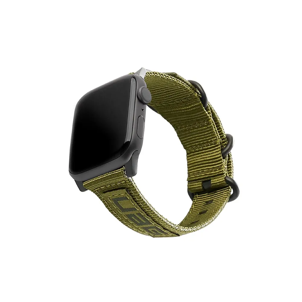 【UAG】Apple Watch 42/44/45/49mm Nato錶帶-綠(UAG)