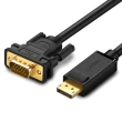 【綠聯】1.5M DP轉VGA傳輸線 Display Port 1.1V  male to VGA male cable