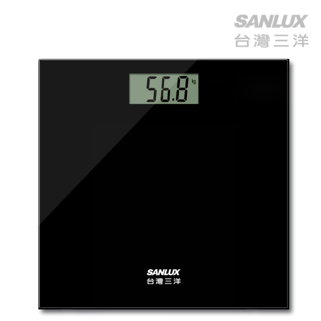 【SANLUX 台灣三洋】數位體重計(SYES-301K 黑)