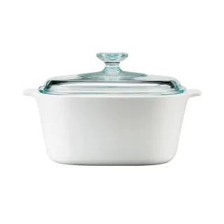 【美國康寧 Corningware】康寧純白鍋超值三件組(3L+2.25L+1L)