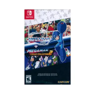 【Nintendo 任天堂】NS Switch 洛克人 傳奇合輯 1+2  英日文美版(Mega Man Legacy Collection 1 + 2)