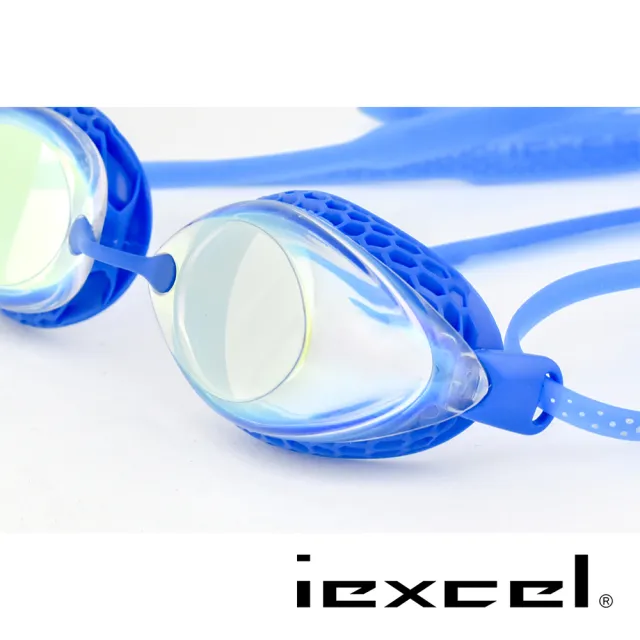 【iexcel】專業光學度數泳鏡 VX-940(蜂巢式 電鍍)