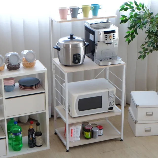 【EASY HOME】防潑水多功能電器收納架(收納架 置物架 電器架 微波爐架)