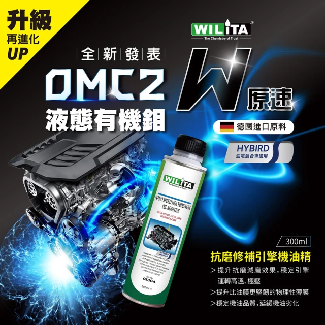 WILITA 威力特 抗磨修補引擎機油精 6入優惠組(汽、柴油車適用)