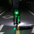 【LYCAN】自行車燈具組合 車前燈+車尾燈-韓國潛水手電筒NO.1品牌(LYCAN、Rainbow、Air_L2、自行車、夜騎)