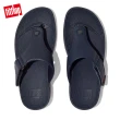【FitFlop】TRAKK II經典可調式夾腳涼鞋-男(藏青色)