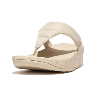 【FitFlop】LULU WATER-RESISTANT PADDED TOE-POST SANDALS防水造型夾腳涼鞋-女(白石色)