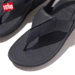 【FitFlop】LULU FOLDED-LEATHER BACK-STRAP SANDALS摺疊造型皮革後帶夾腳涼鞋-女(午夜藍)
