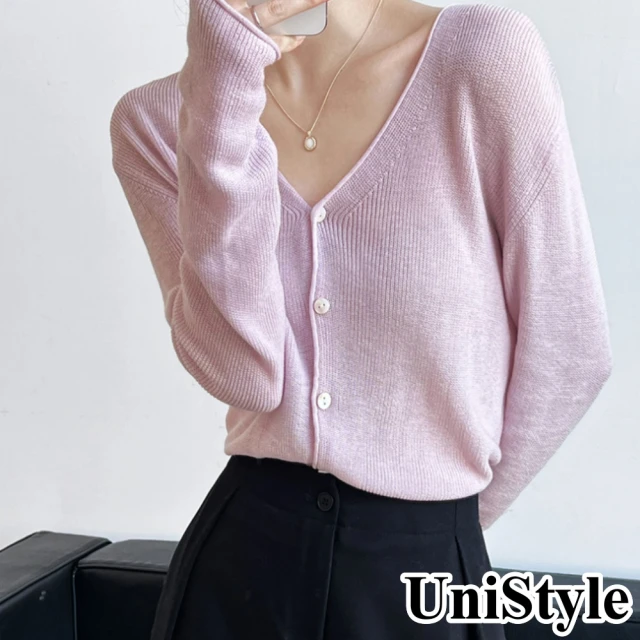 UniStyle 2件套翻領長袖上衣半身裙 法式氣質款 女 