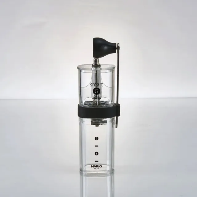 【HARIO】SMART-G透明手搖磨豆機(MSG-2-T)