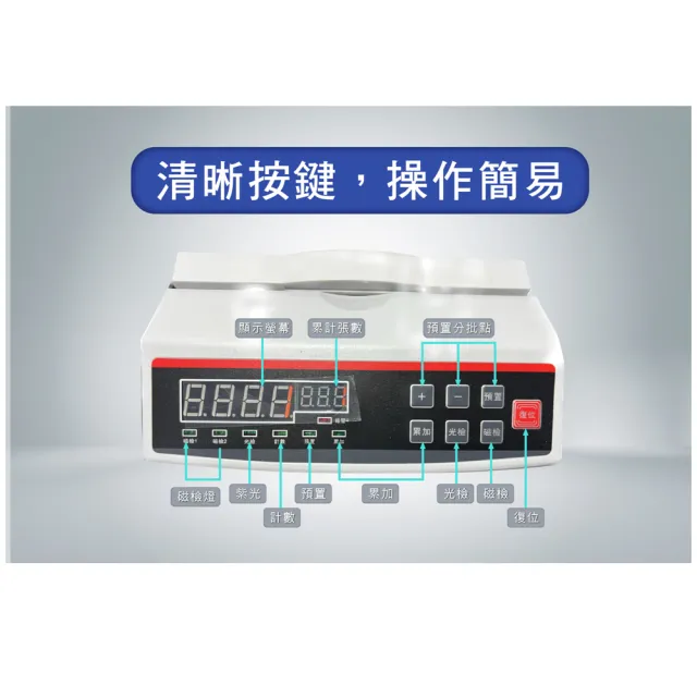 【UFOTEC】3200A 六國幣點驗鈔機 繁體中文(台幣/人民幣/歐元/美金/日幣/港幣)