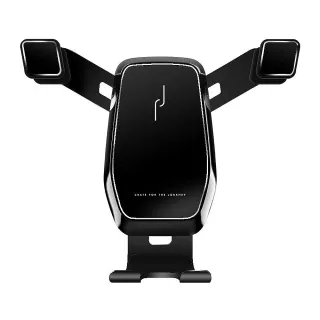 3D Air 橫豎通用自動感應五軸重力聯動車用/出風口手機支架(黑色)
