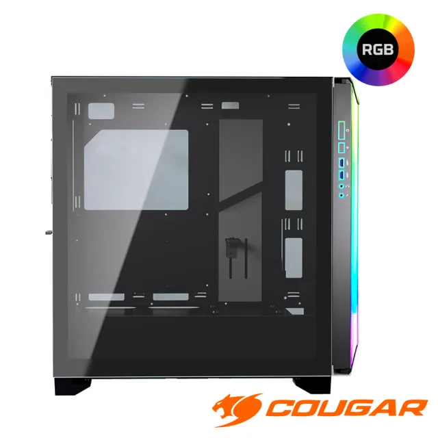 【COUGAR 美洲獅】DarkBlader-G 炫彩RGB機箱 全塔機殼(Mini ITX / MicroATX / ATX)