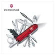 【VICTORINOX 瑞士維氏】34用瑞士刀/透紅/91mm(1.7925.T)