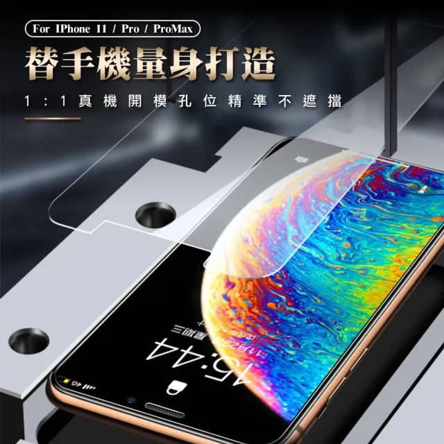 iPhone 11 Pro Max 保護貼手機半屏高清透明9H鋼化玻璃膜(11ProMax鋼化膜 11ProMax保護貼)