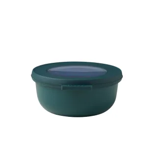 【MEPAL】Cirqula 圓形密封保鮮盒350ml-松石綠