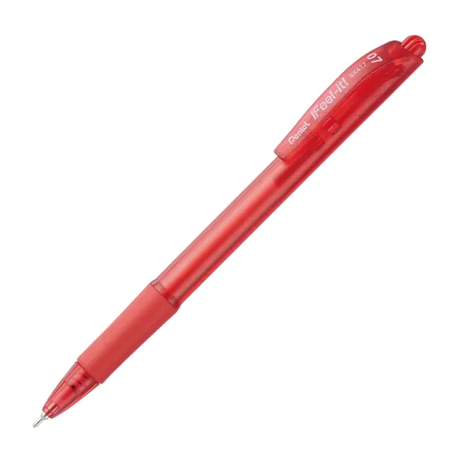 【Pentel 飛龍】BX-417 輕油性自動原子筆 0.7(12支入)