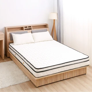 【本木】瑞亞 北歐舒適靠枕房間三件組 床墊+床頭+六分內縮床底(單大3.5尺)