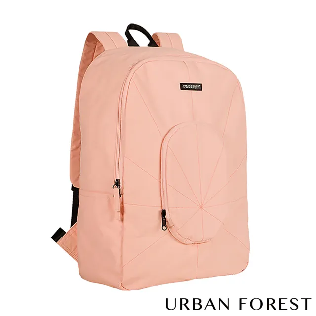 【URBAN FOREST 都市之森】雙11 樹-摺疊後背包/雙肩包(櫻花粉)