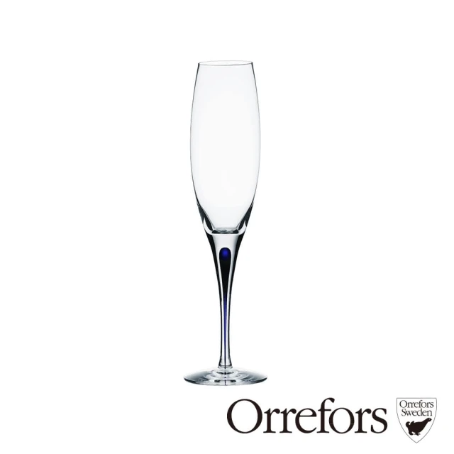 【ORREFORS】藍色之舞白酒杯44CL
