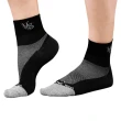 【Vital Salveo 紗比優】活勁能薄運動休閒短襪-超值6雙組/黑色(遠紅外線機能除臭短襪-台灣製造)