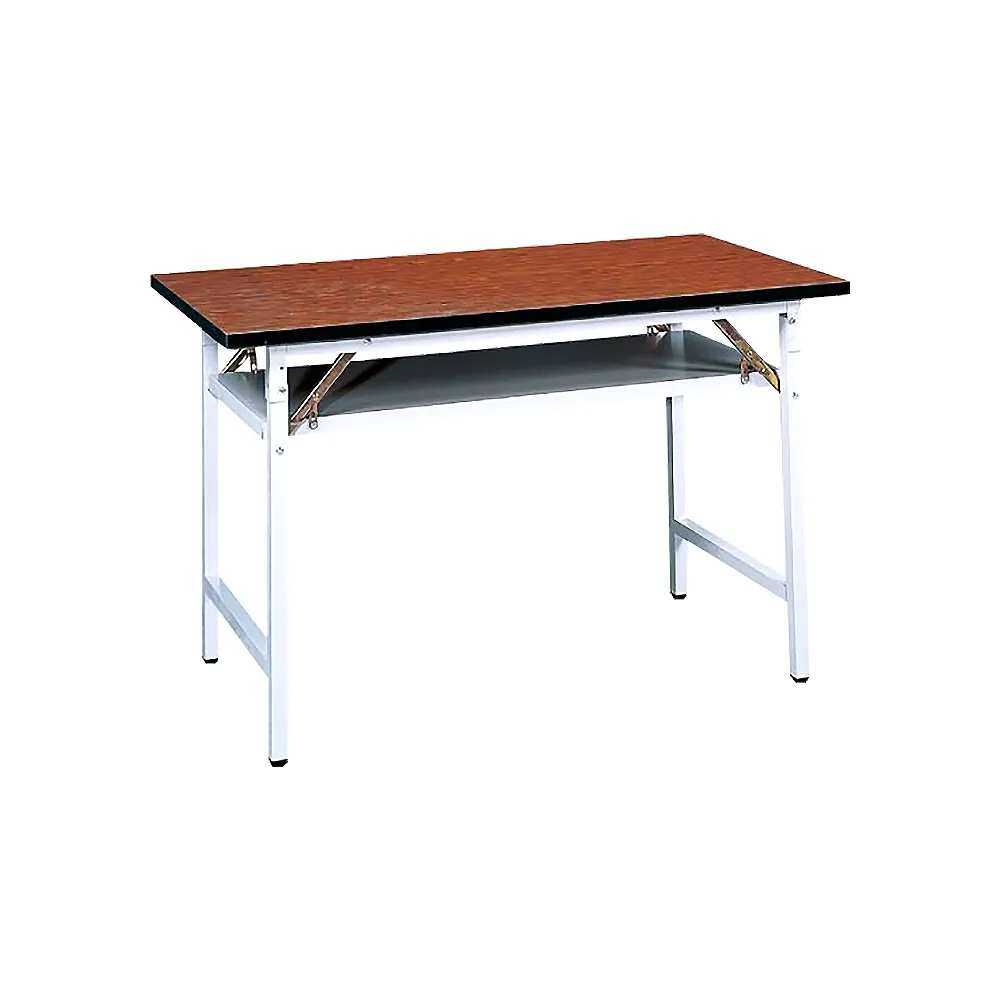 【IHouse】OA 皮特 直角折合式木紋會議桌 寬120深45高74cm