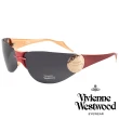 【Vivienne Westwood】英倫復古圓環款太陽眼鏡(紅/金 VW538_03)
