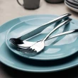 【樂邁家居】不鏽鋼 典雅 西餐 餐具 餐刀 餐叉 餐勺 三件 套組(三件組-S號)
