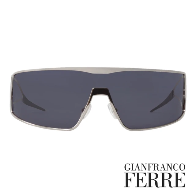 【Gianfranco Ferre】義大利個性未來感太陽眼鏡(銀-GF573-01)