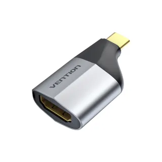 【VENTION 威迅】Type-C公轉HDMI 2.0母 4K高清 鋁合金轉接頭(TCA系列)