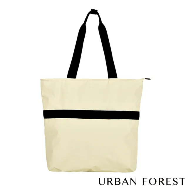 【URBAN FOREST 都市之森】雙11 樹-摺疊托特包/側肩包(淺卡其)