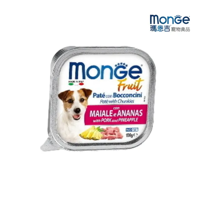 【Monge 瑪恩吉】倍愛滿滿系列-主食犬餐盒 100g*16入組(狗餐盒 全齡適用)