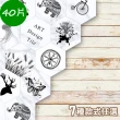 【QIDINA】日韓防滑DIY牆壁地板貼(40片 7種款式 任選)