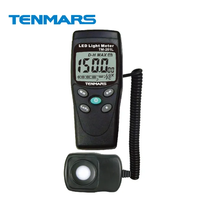 【Tenmars 泰瑪斯】TM-201L LUX/FC照度錶(照度錶 照度計)