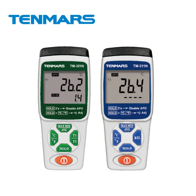 【Tenmars 泰瑪斯】熱電偶溫度錶 TM-311N(溫度錶 溫度計)