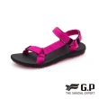 【G.P】女款輕量簡約舒適織帶涼鞋G0753W-黑桃色(SIZE:36-39 共二色)