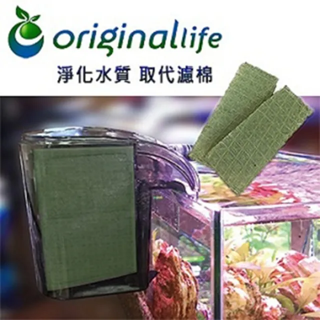 【OriginalLife】長效可水洗★水族水質淨化網 12*15cm(高濾淨環保材 水質淨化網)