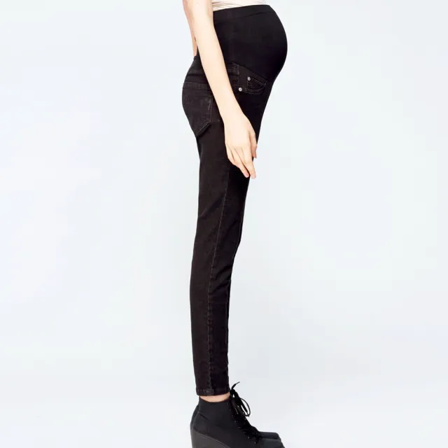 【Gennies 奇妮】率性時尚顯瘦牛仔褲(黑T4C09)