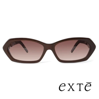 【EXTE】義大利時尚造型框太陽眼鏡(咖啡-EX12/S-557)