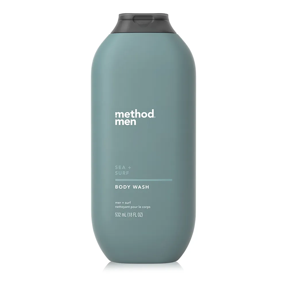 即期品【method 美則】男仕潔膚露-海洋衝浪532ml(運動 健身 效期2024.12)