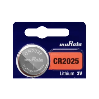 【muRata 日本村田】CR2025 / CR-2025 鈕扣型鋰電池 10顆入