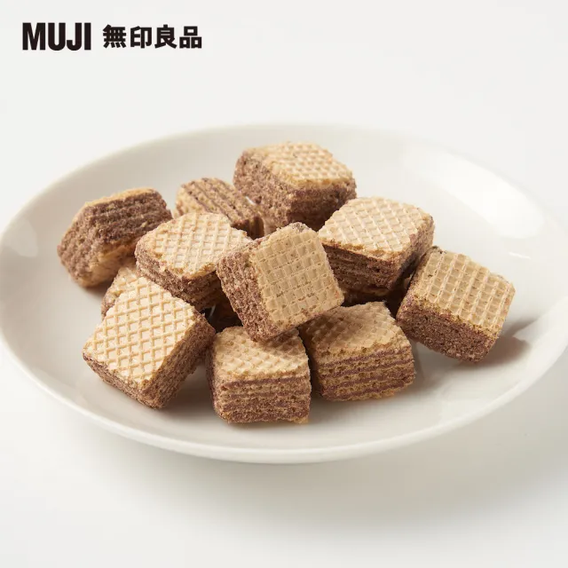 【MUJI 無印良品】一口可可夾心酥/可可奶油風味/110g