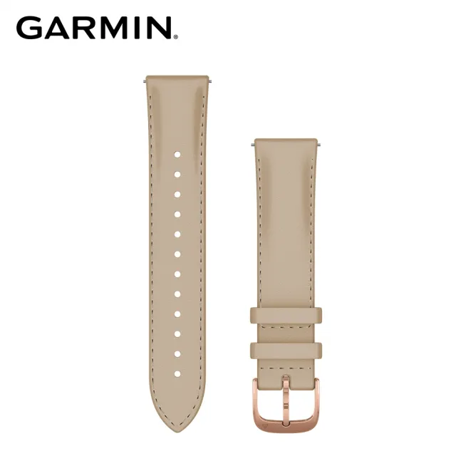 【GARMIN】Quick Release 20 mm vivomove Luxe 皮革錶帶